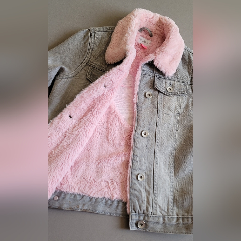 Girls jean jacket size 7/8